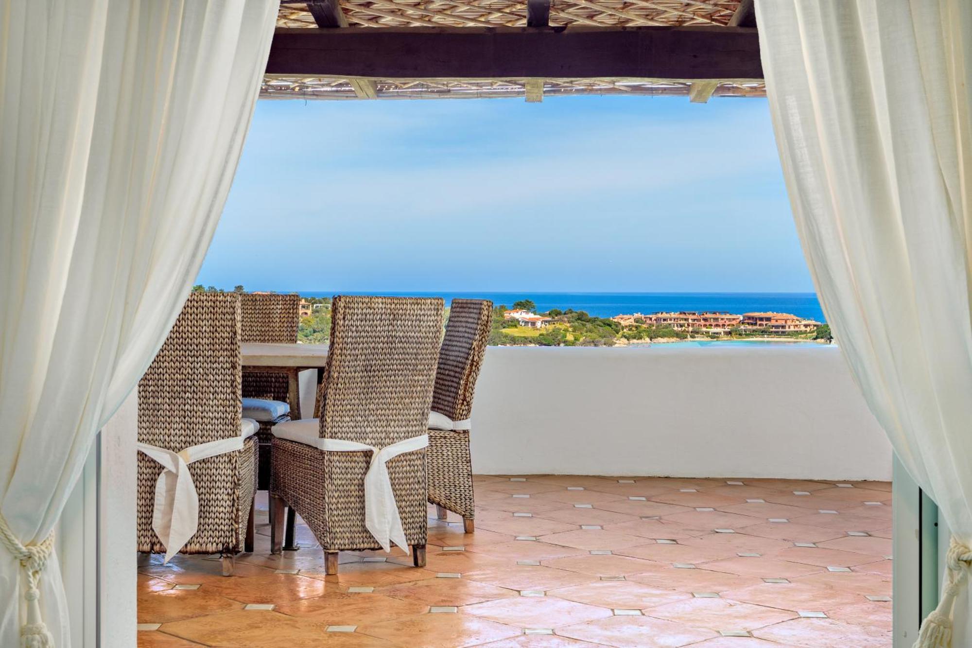 Terrazza Sul Mare A Porto Cervo Villa Eksteriør billede